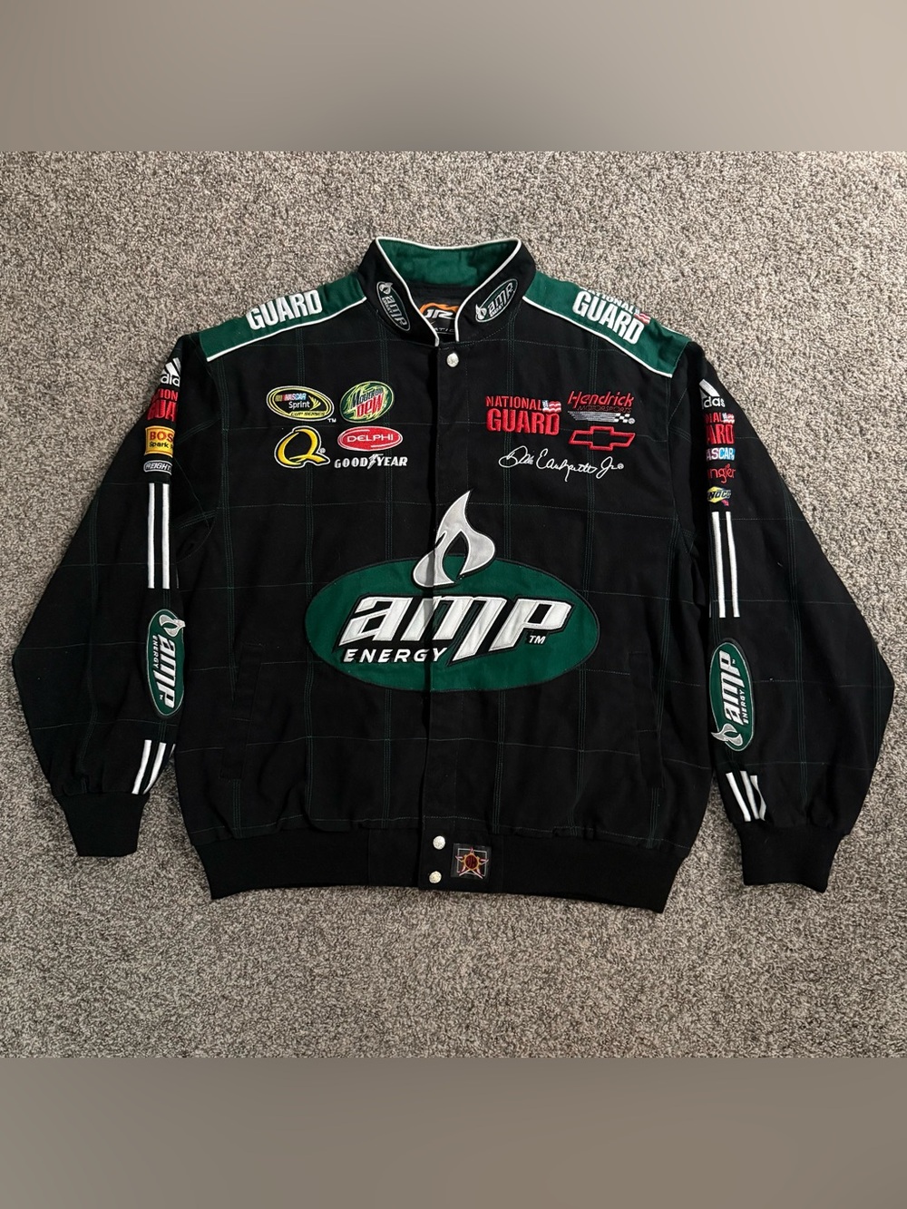 JR Nation Dale Earnhardt Jr. Amp Energy National Guard NASCAR Racing Jacket